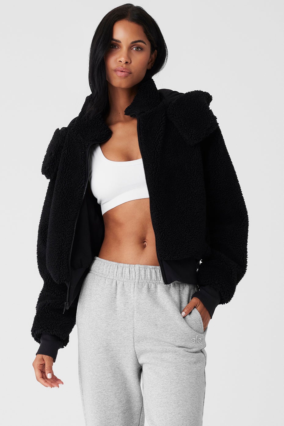 Buy Foxy Sherpa Jacket online | Alo Yoga UAE