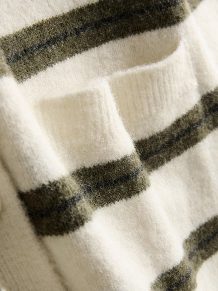 Striped Midi Cardigan
