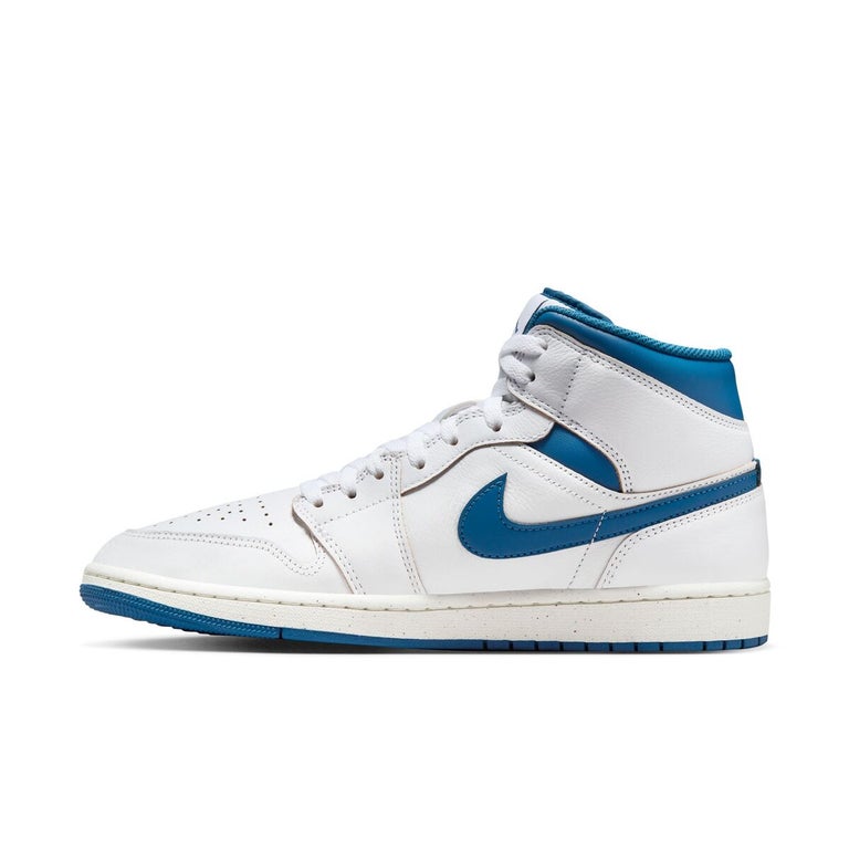 High Top Nike Air Jordan Mid Sneakers In White Air Jordan Mid Se