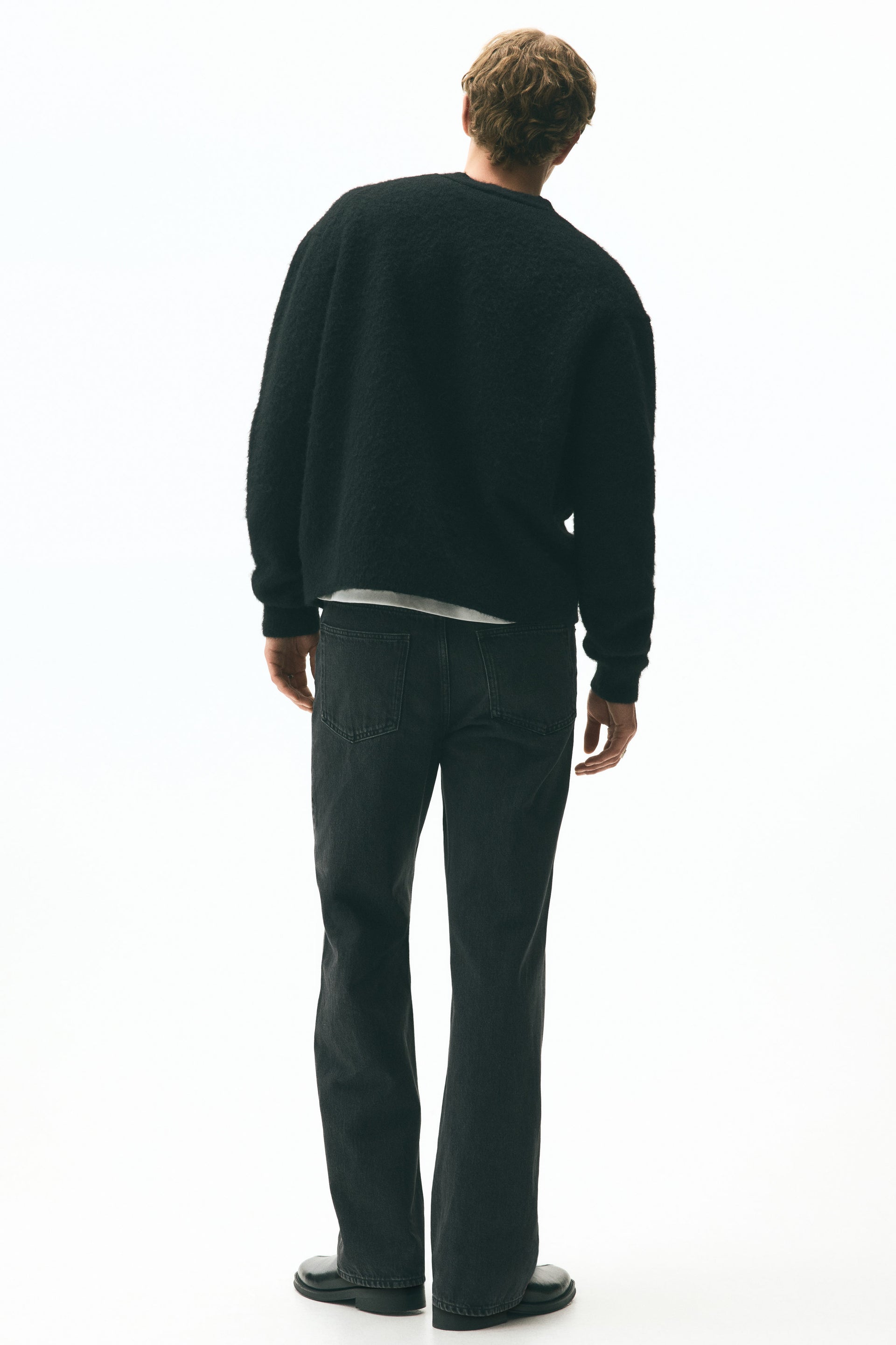 Loose-Fit Fuzzy Cardigan