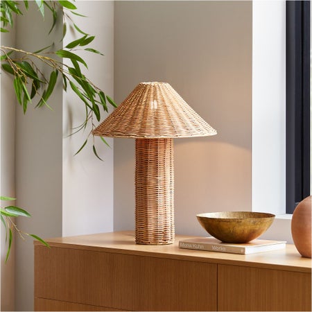 Amelia Woven Table Lamp (25")
