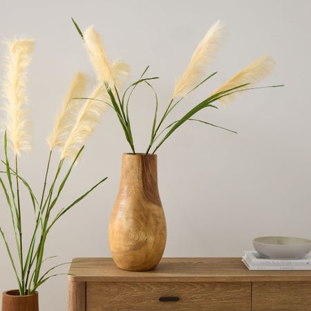 Faux Pampas Grass - Set of 3