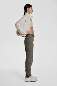 Water-repellent zip-off hiking trousers