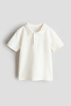 Cotton piqué polo shirt