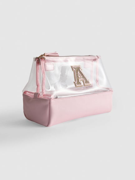 Initial Clear Make Up Bag