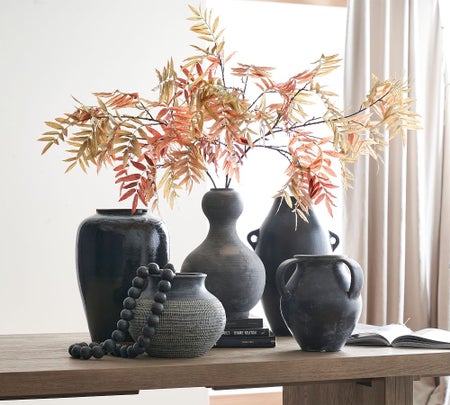 Artisan Vase Collection - Black