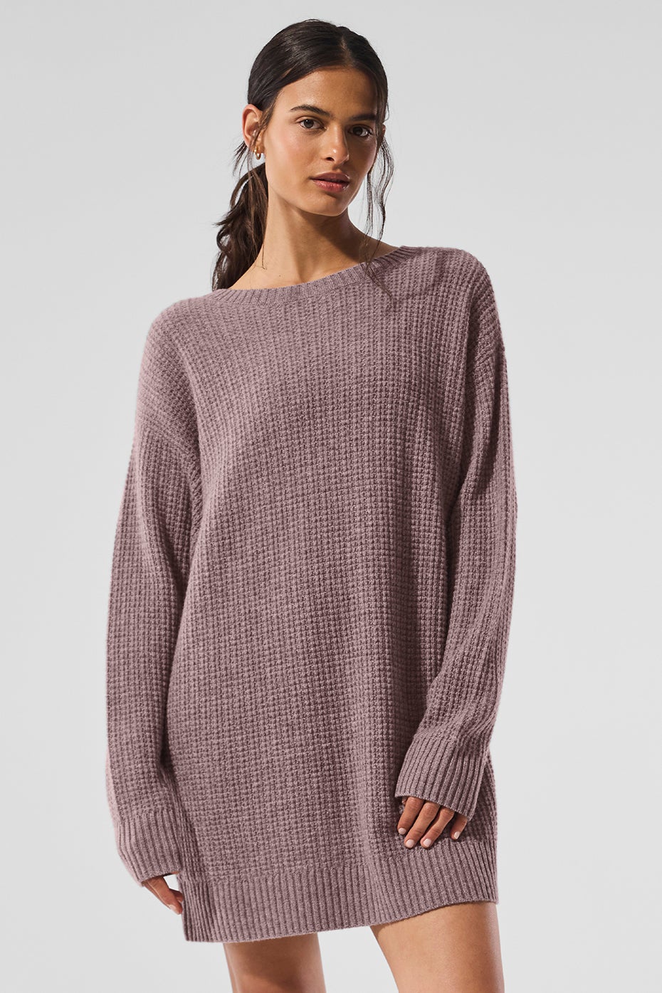 Alo Yoga☆ Cashmere Plush Waffle Dress カシミヤ100% ワンピ Cashmere Plush Waffle Dress | Alo Yoga Qatar