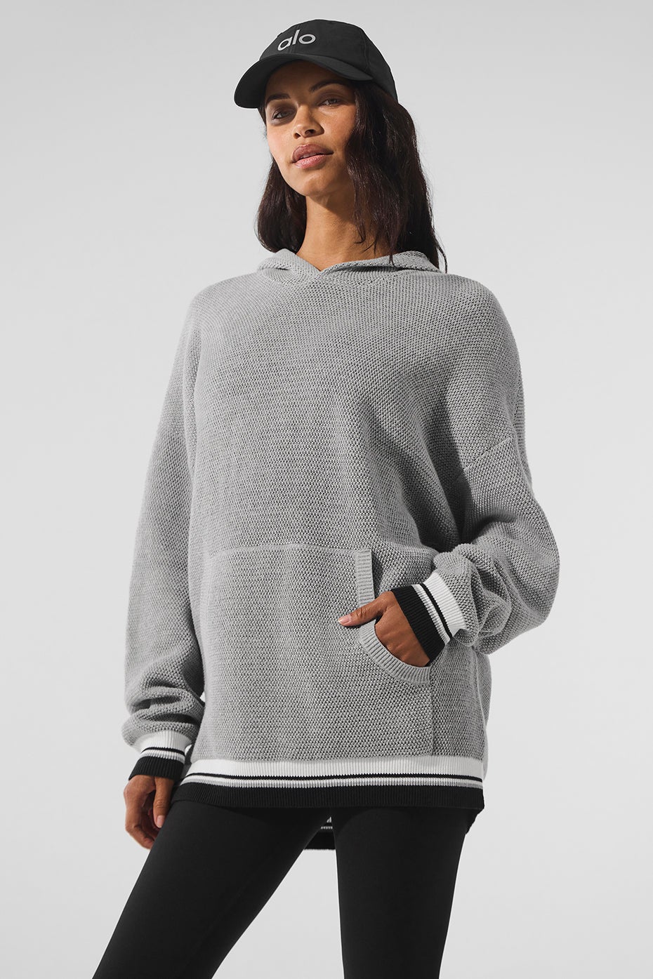 \"Alo Yoga\" Sports Club Sweater Knit Hoodie パーカー Alo Yoga Sports Club Sweater Knit Hoodie: Product Spotlight