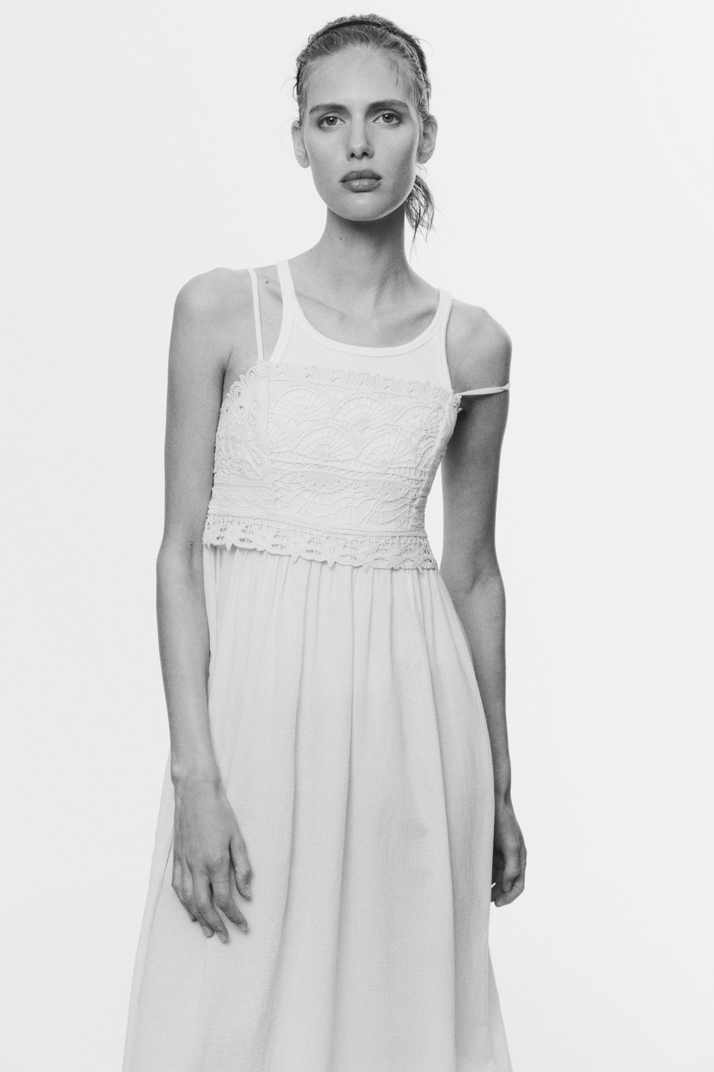 Cotton strappy dress