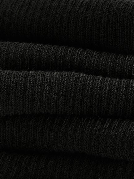 5pk Ribbed Ankle Socks