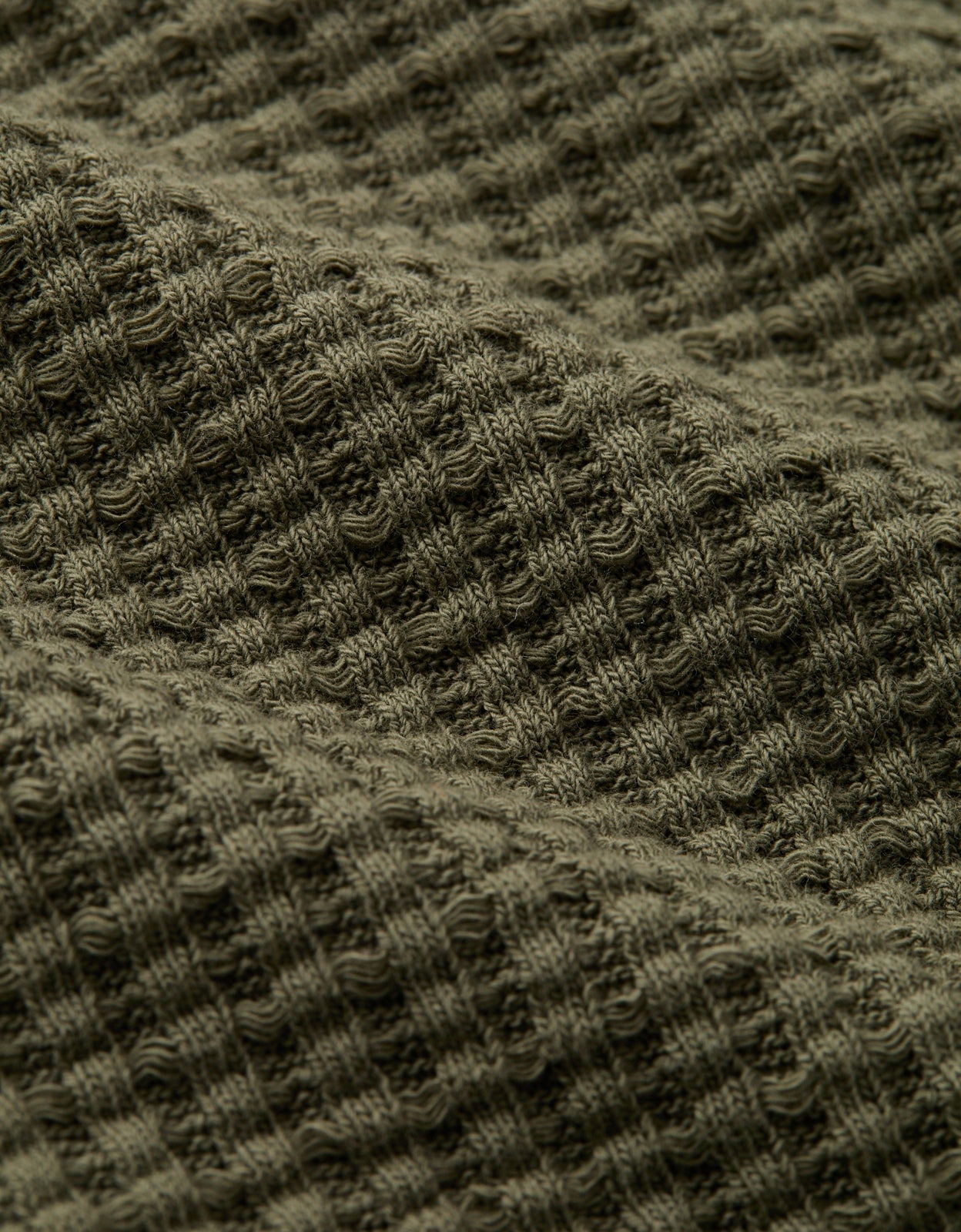 AE Big Hug V-Neck Waffle Sweatshirt