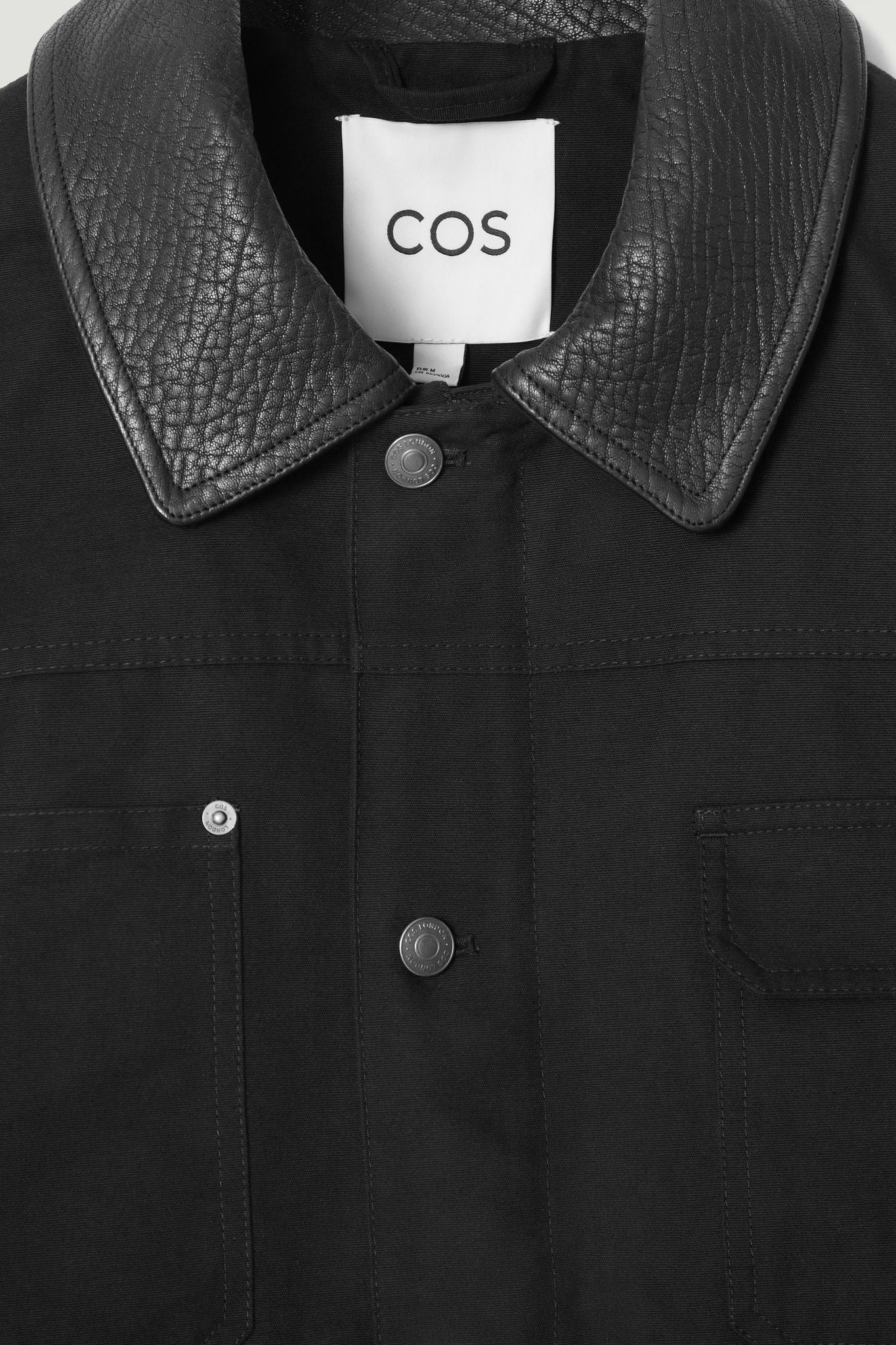 Leather-collar Field Jacket | COS UAE