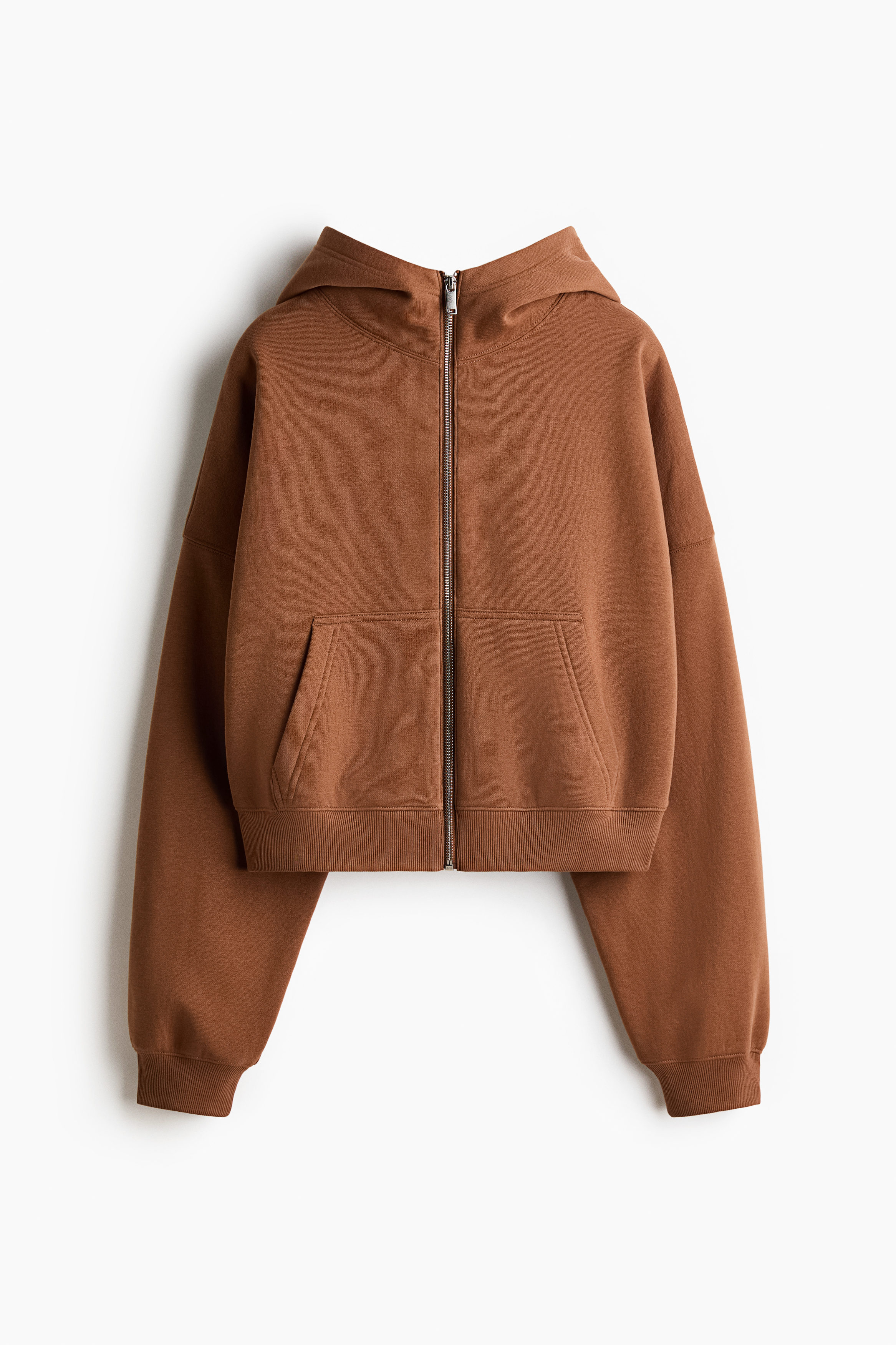 Zip-through hoodie