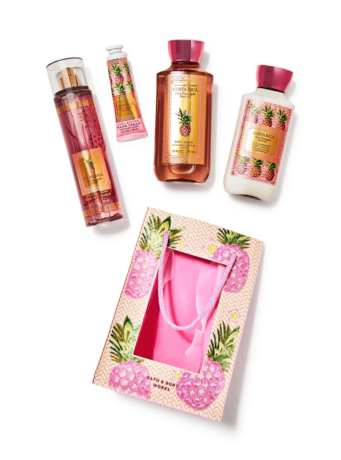 Pink Pineapple Sunrise Gift Set | BBW Jordan