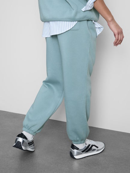 Cotton Blend Cuffed Joggers