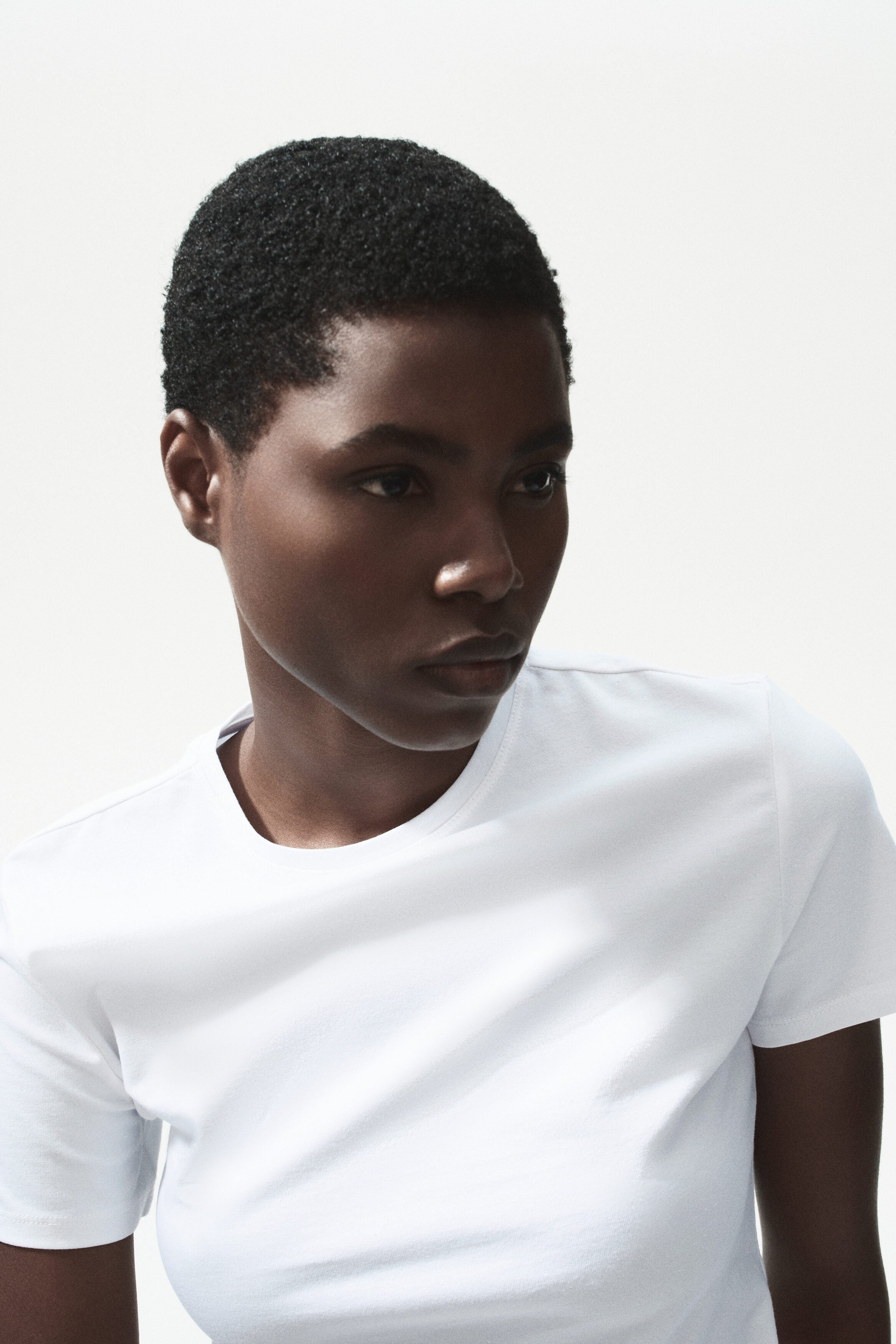 Fitted cotton-blend T-shirt 2