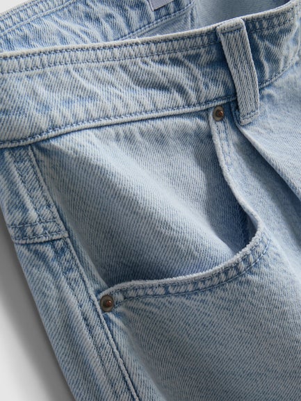 Cotton Denim Bermuda Shorts
