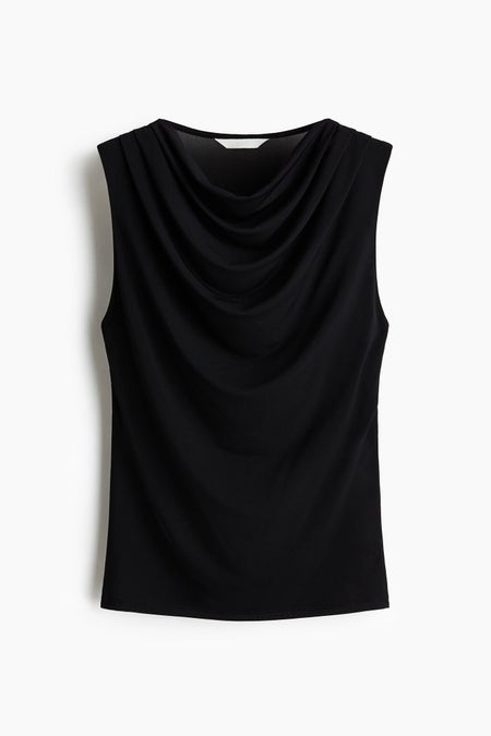 Cowl-neck top