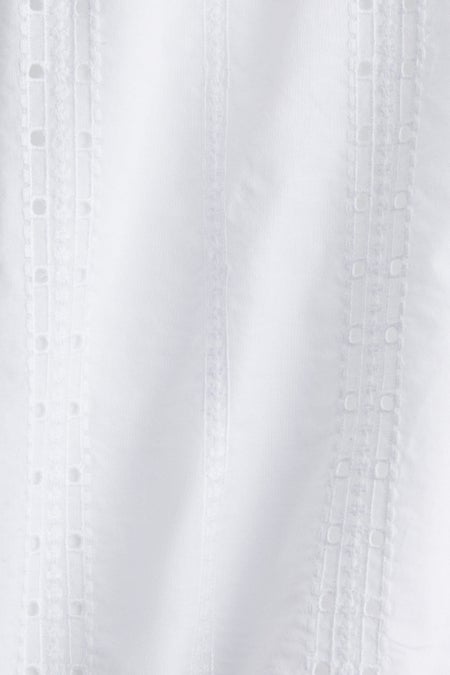Embroidered cotton blouse