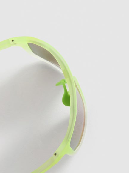 Mirrored Visor Sunglasses