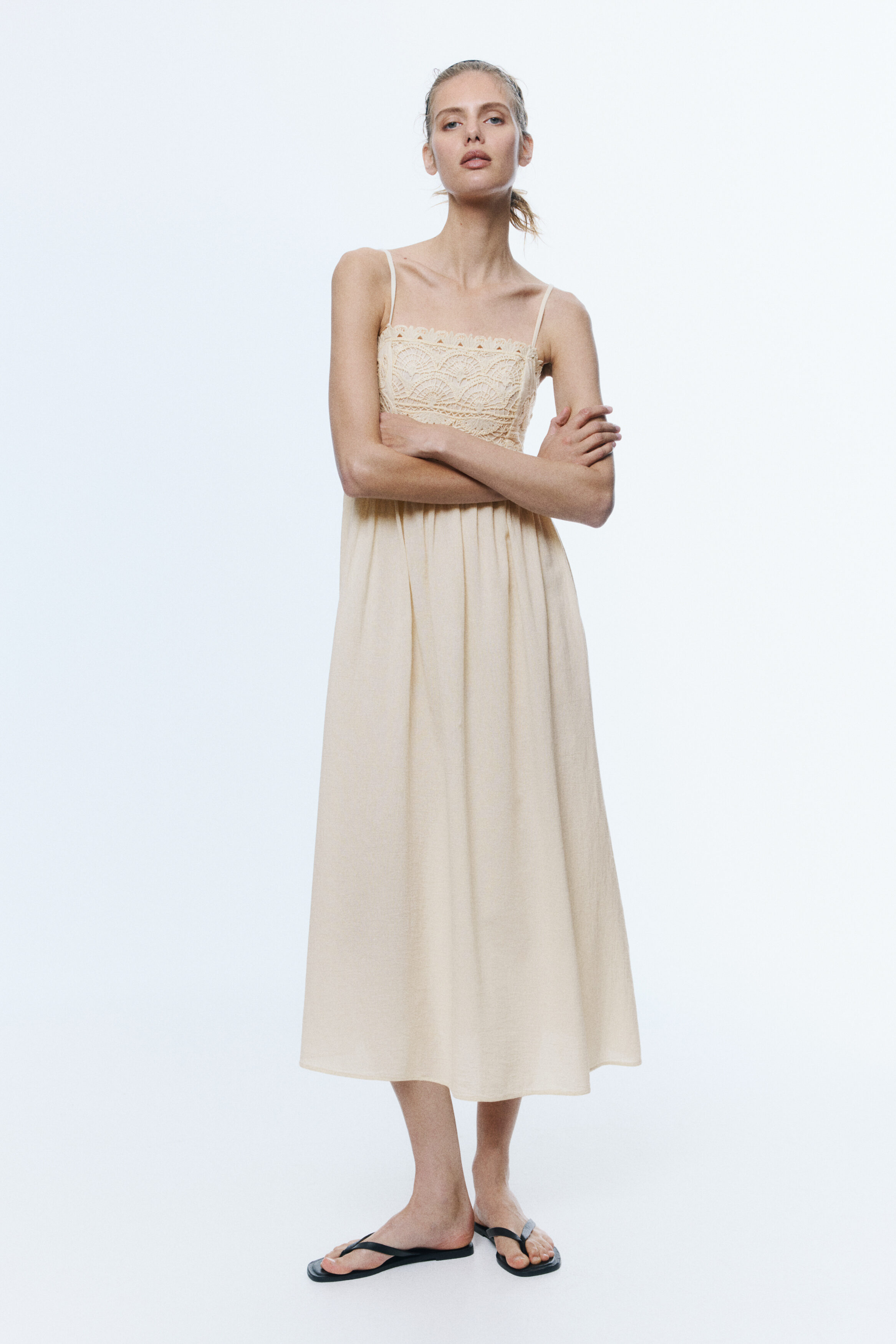 Cotton strappy dress