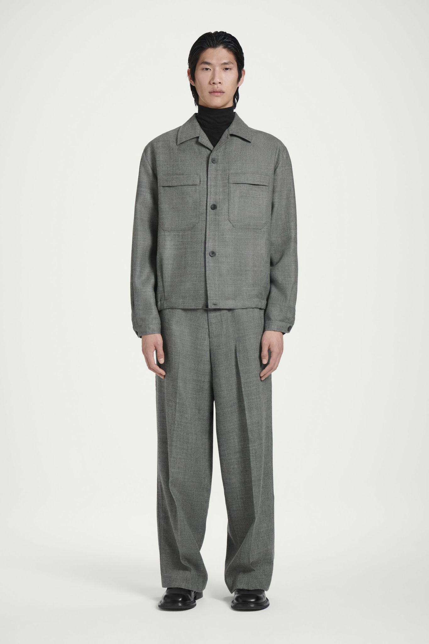 COS hairy knit over shirt ヘアリーニットオーバーシャツ HAIRY-KNIT OVERSHIRT ニットオーバーシャツ｜COS コス 公式