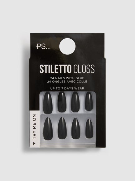 PS... Stiletto Gloss False Nails