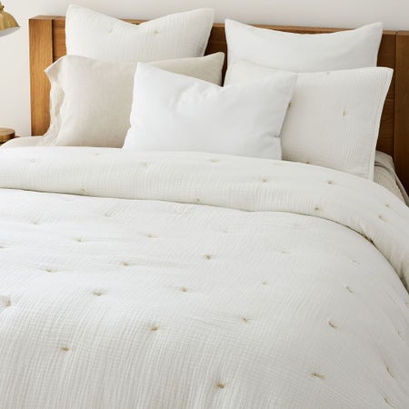 Dreamy Gauze Cotton Quilt & Shams