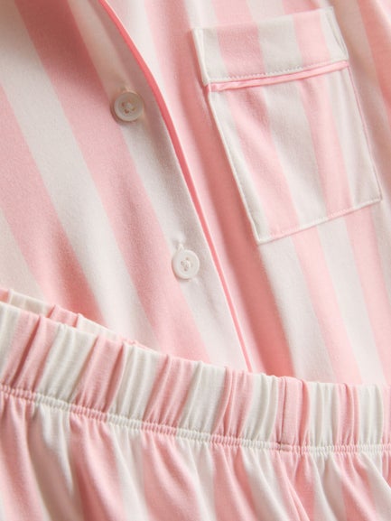 Stripe Short Shirt Pyjamas