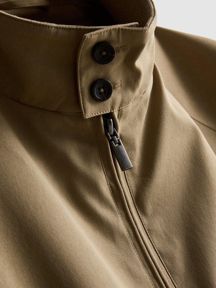 Zip-Up Harrington Jacket