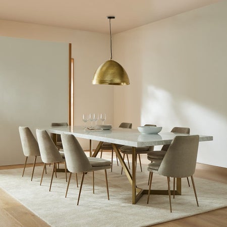 Tower XL Marble Dining Table