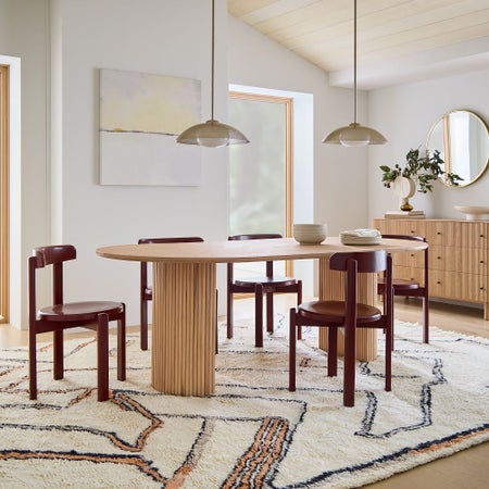 Ellington Oval Pedestal Dining Table (86") Ellington Oval Pedestal Dining Table (86")