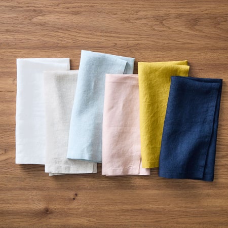 European Flax Linen 20" x 20" Napkin Set