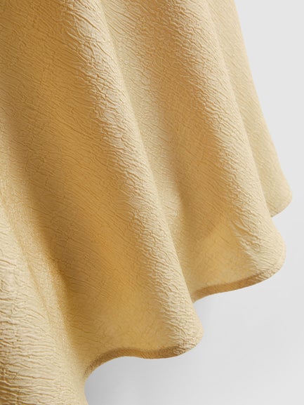 A-Line Satin Maxi Skirt