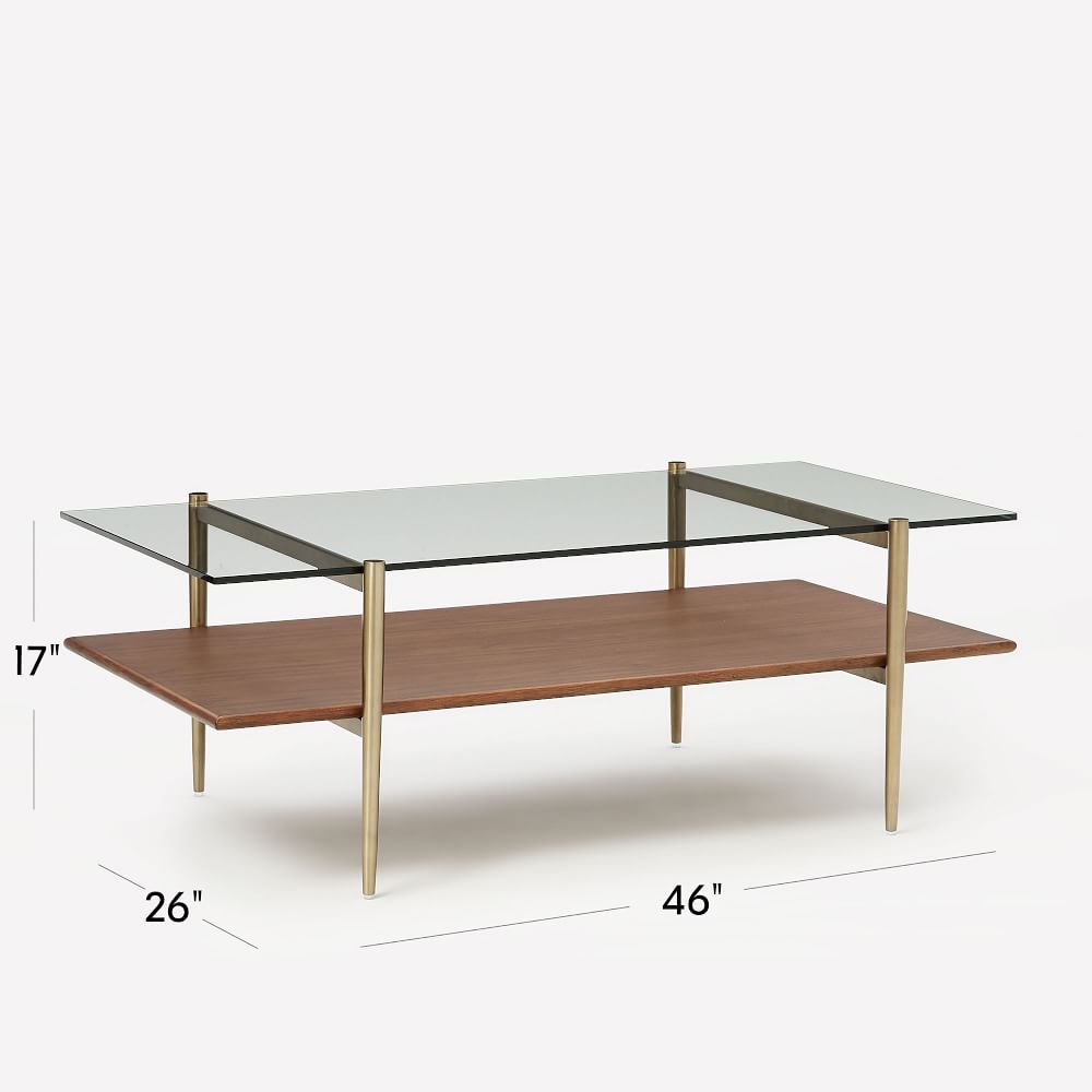 Mid-Century Art Display Coffee Table