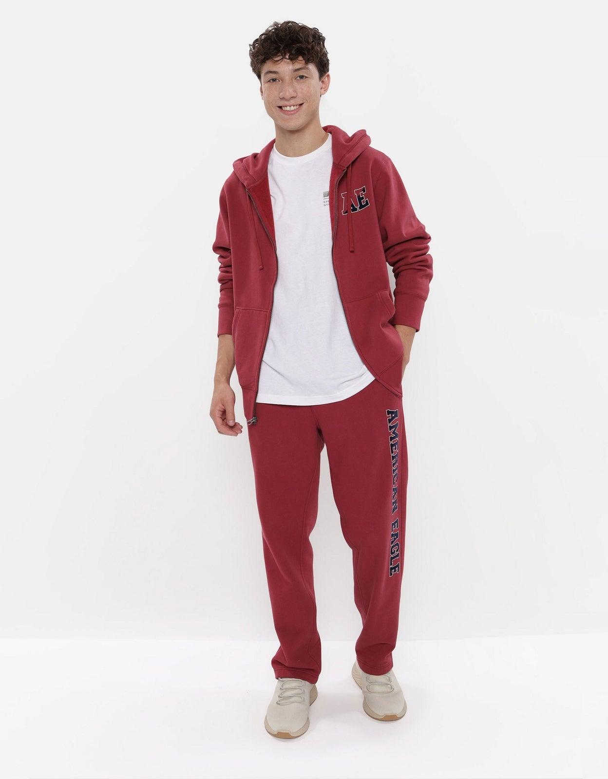 AE Graphic Zip-Up Hoodie