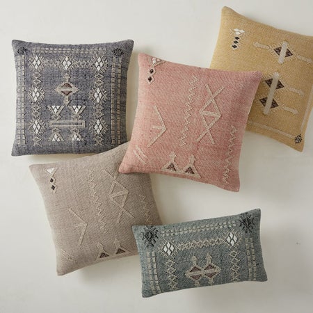 Moroccan Woven Pillow Cover