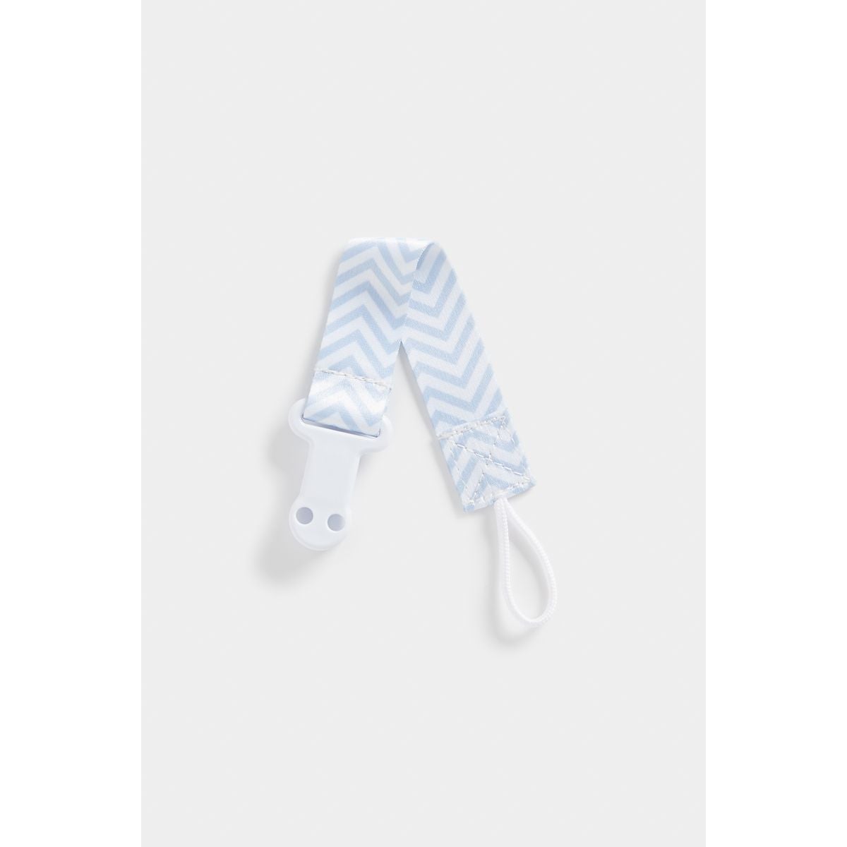 Mothercare Blue Chevron Soother Clip