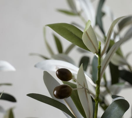 Faux Potted Olive Tree