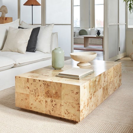 Volume Plinth Coffee Table 50"- Burl
Volume Plinth Coffee Table 50"- Burl