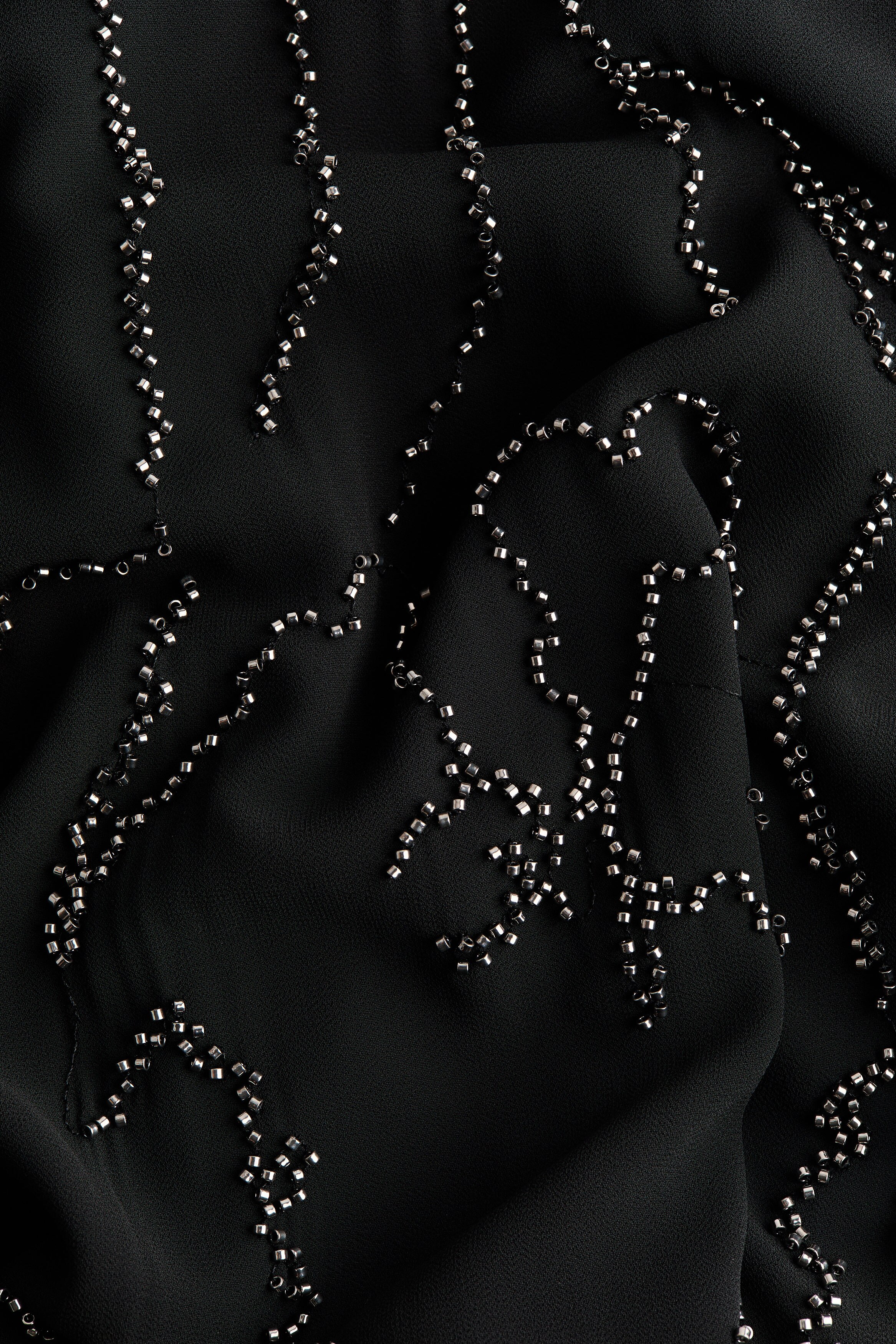 Bead-embellished maxi dress