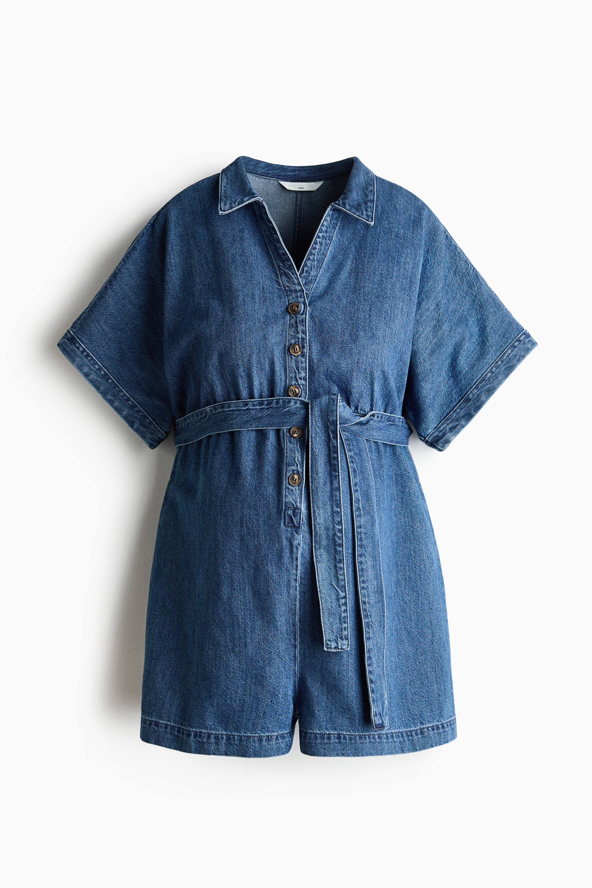 MAMA Denim playsuit