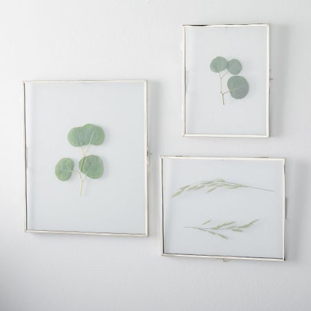 Terrace Floating Frames- Nickel